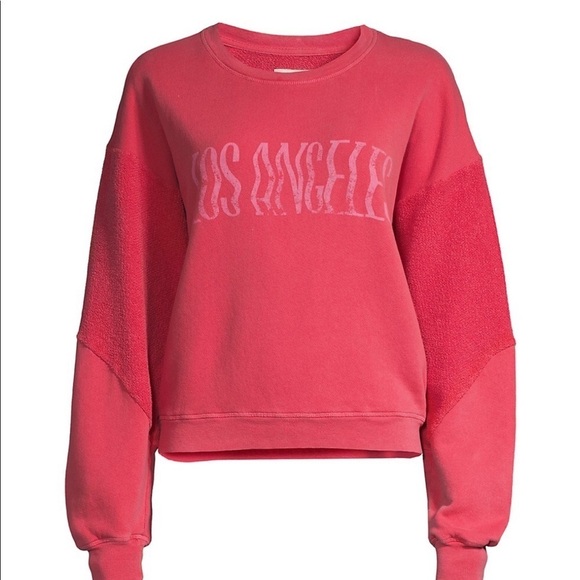Current/Elliott The Pieced Heritage Graphic Sweatshirt Size Small BRAND NEW - Picture 1 of 16
